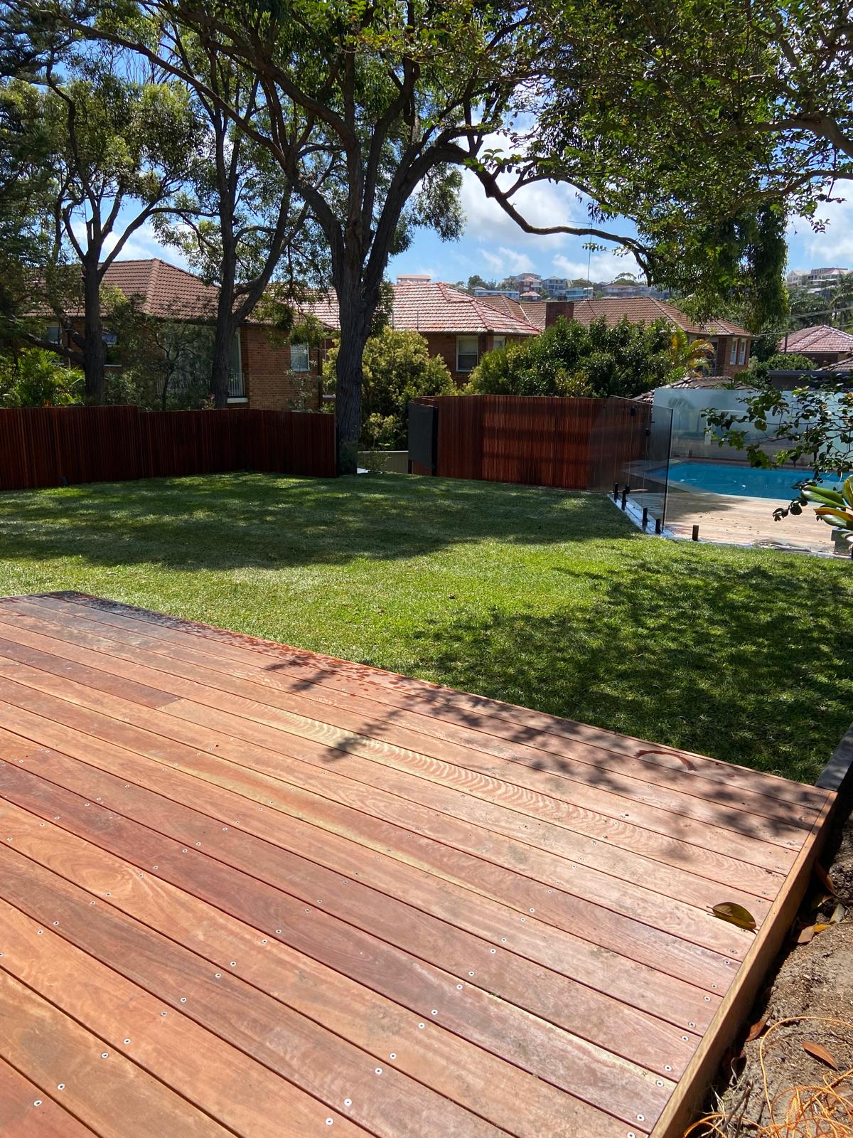 After garden transformation