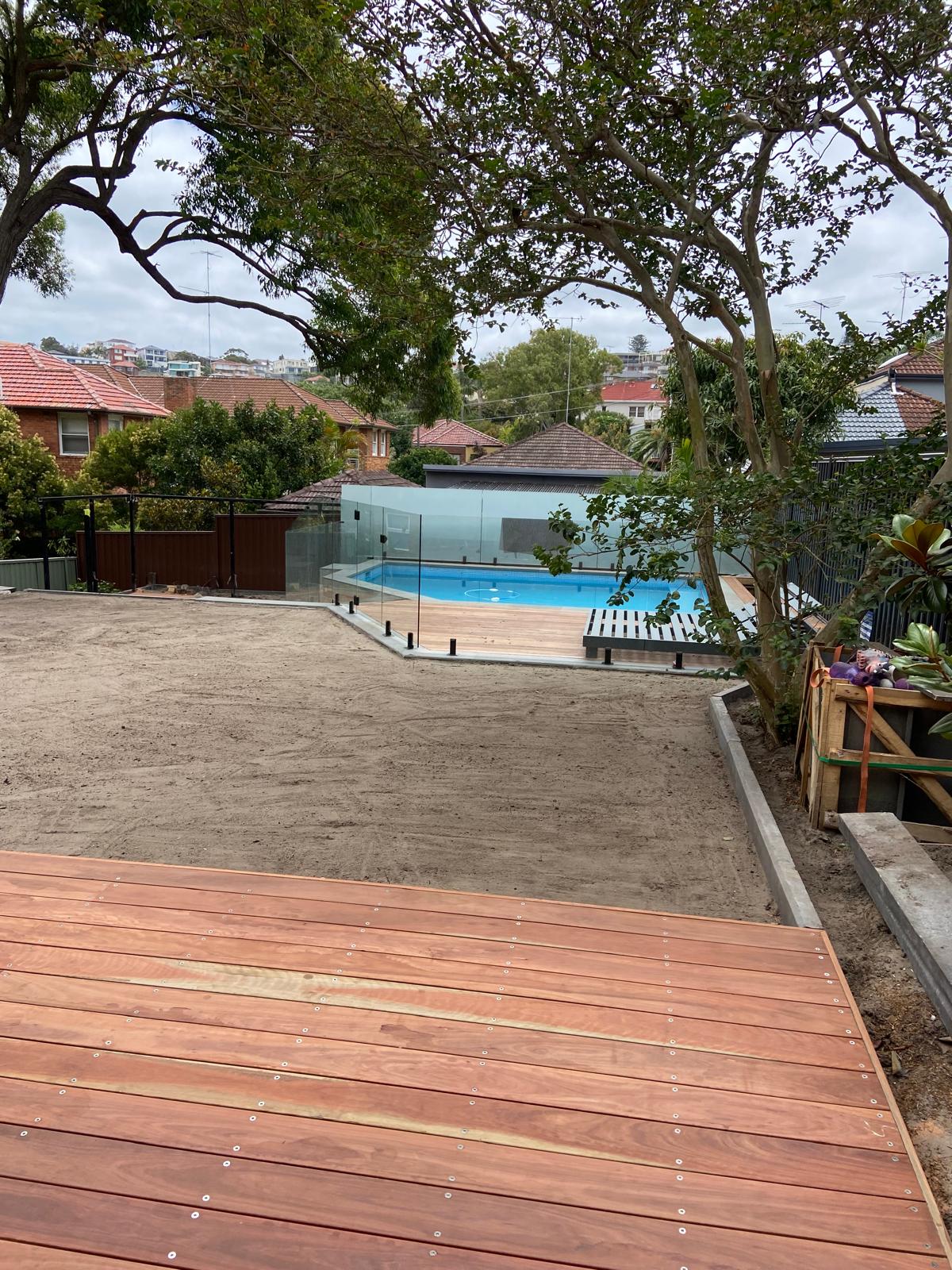 Before garden transformation