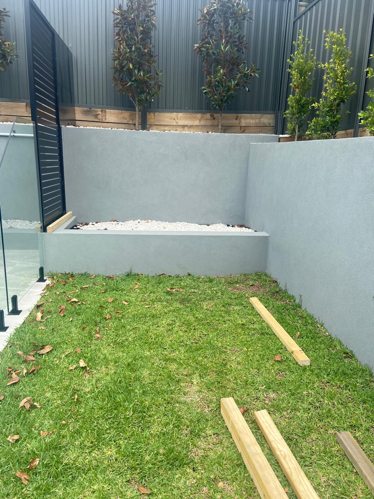 Before garden renovation