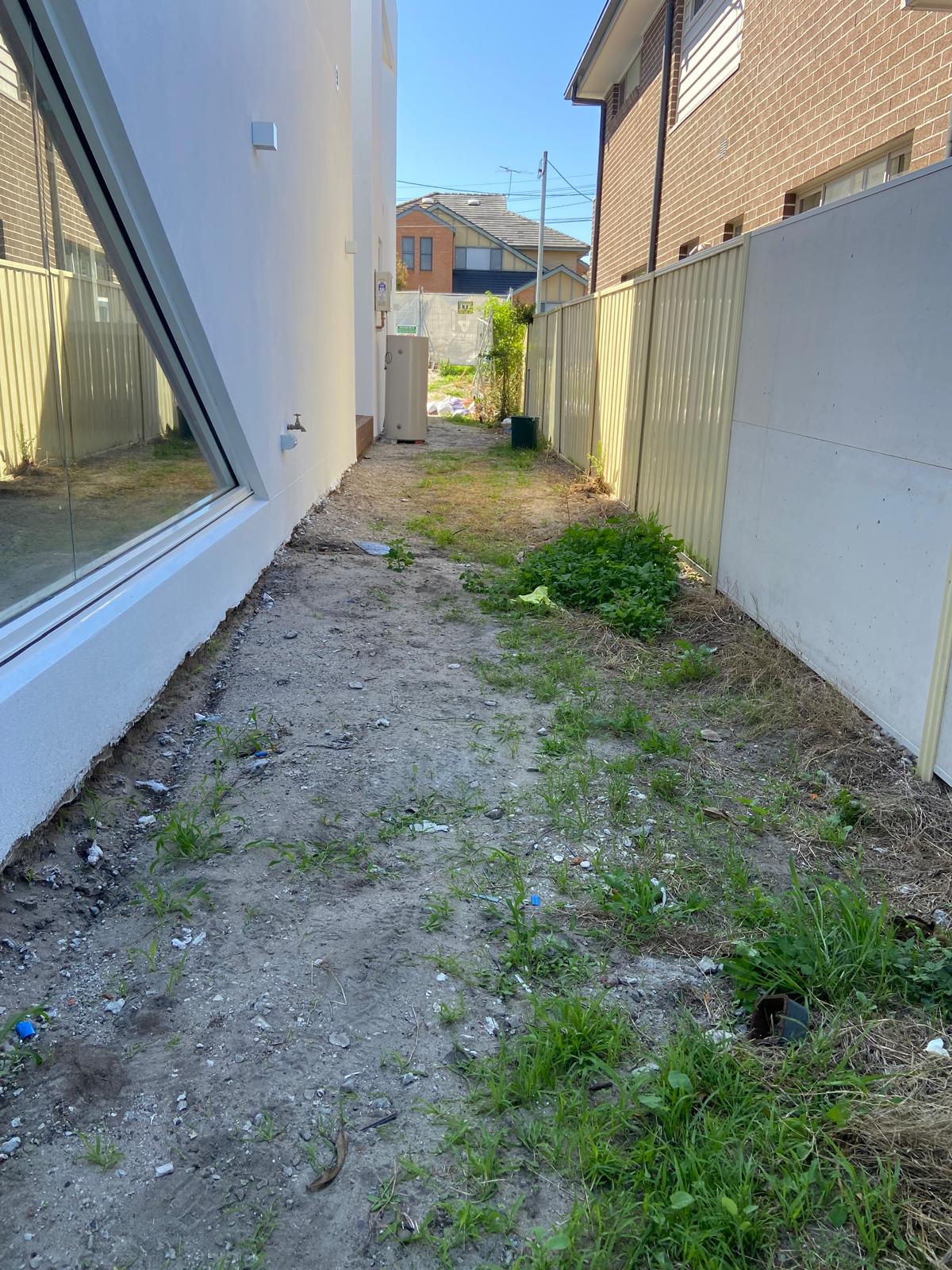 Before lawn installation